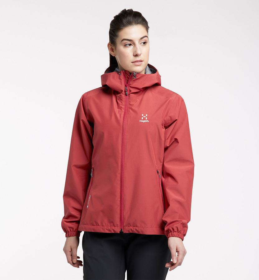 Haglöfs Womens Betula GTX Jacket Red New Zealand 56427XRIT